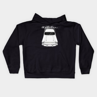 Chevrolet Bel Air 1957 - white Kids Hoodie